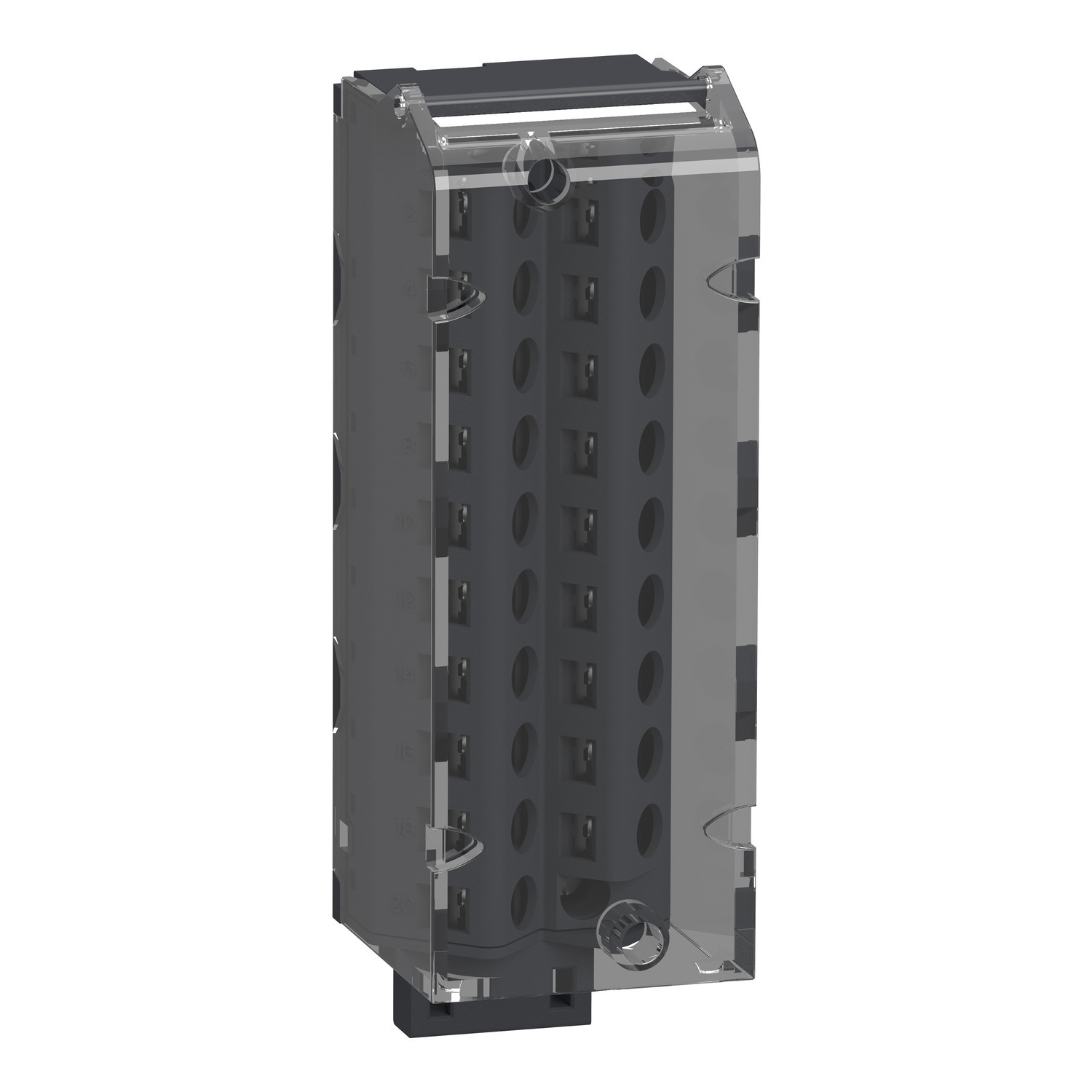 BMXFTB2010 Modicon Removable PLC Connection Terminal Block, 20 Terminals, Cage Wire Clamp, For Use With Modicon M340 Automation Platform