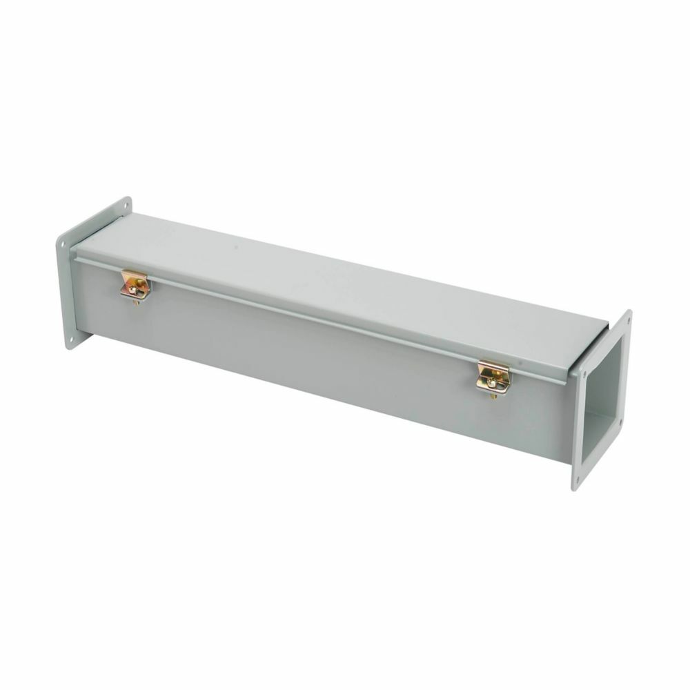 6660-12LW Straight Section Wiring Trough, 60 in L x 6 in W x 6 in H, Hinged/Latched Cover, Steel