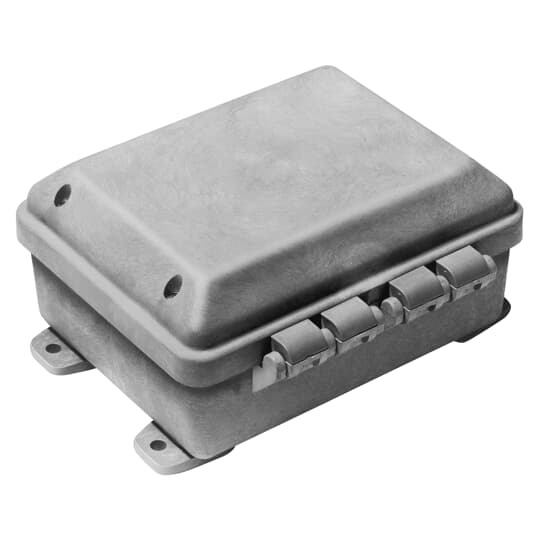 CJ16147 Carlon Factory Assembled Jic Enclosure, 14 in W x 7 in D 16 in H, NEMA 1/3/3S/3X/3SX/4/4X/12/13 NEMA Rating, Polycarbonate