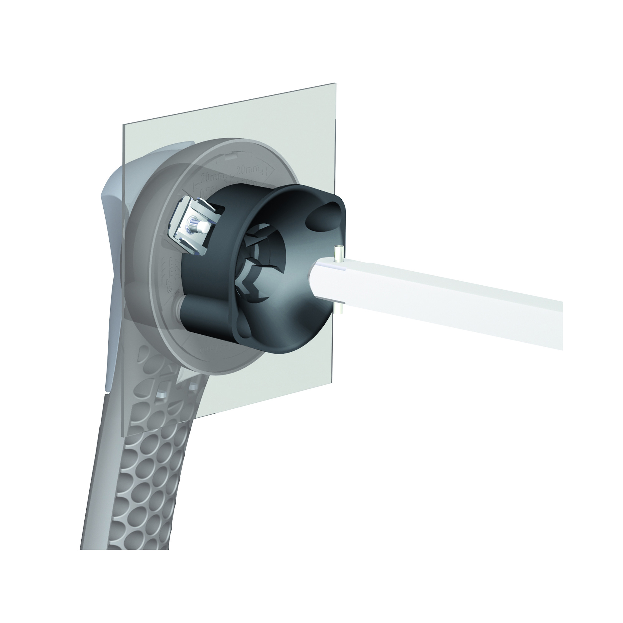 SH-GUIDE1 Semiconductor Fuse Shaft Guide, For Use With 12.6 in Long Shafts, Selector Handle