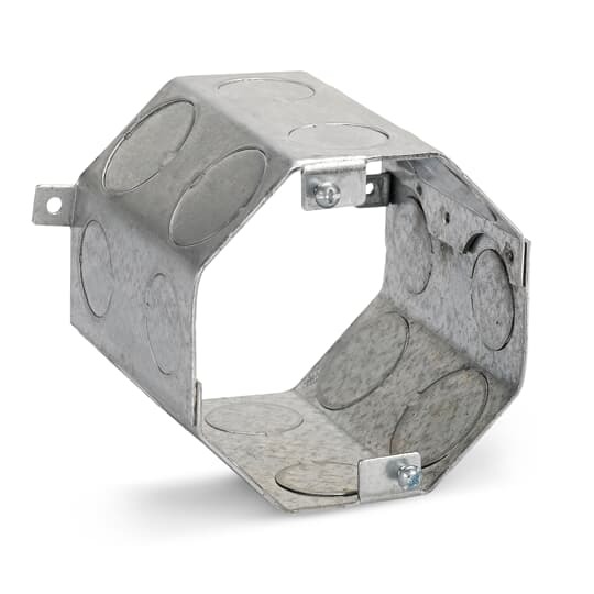 54571-3/4-1 Steel City Drawn Masonry Concrete Box, Steel, 47 cu-in Capacity, 1 Outlets, 16 Knockouts