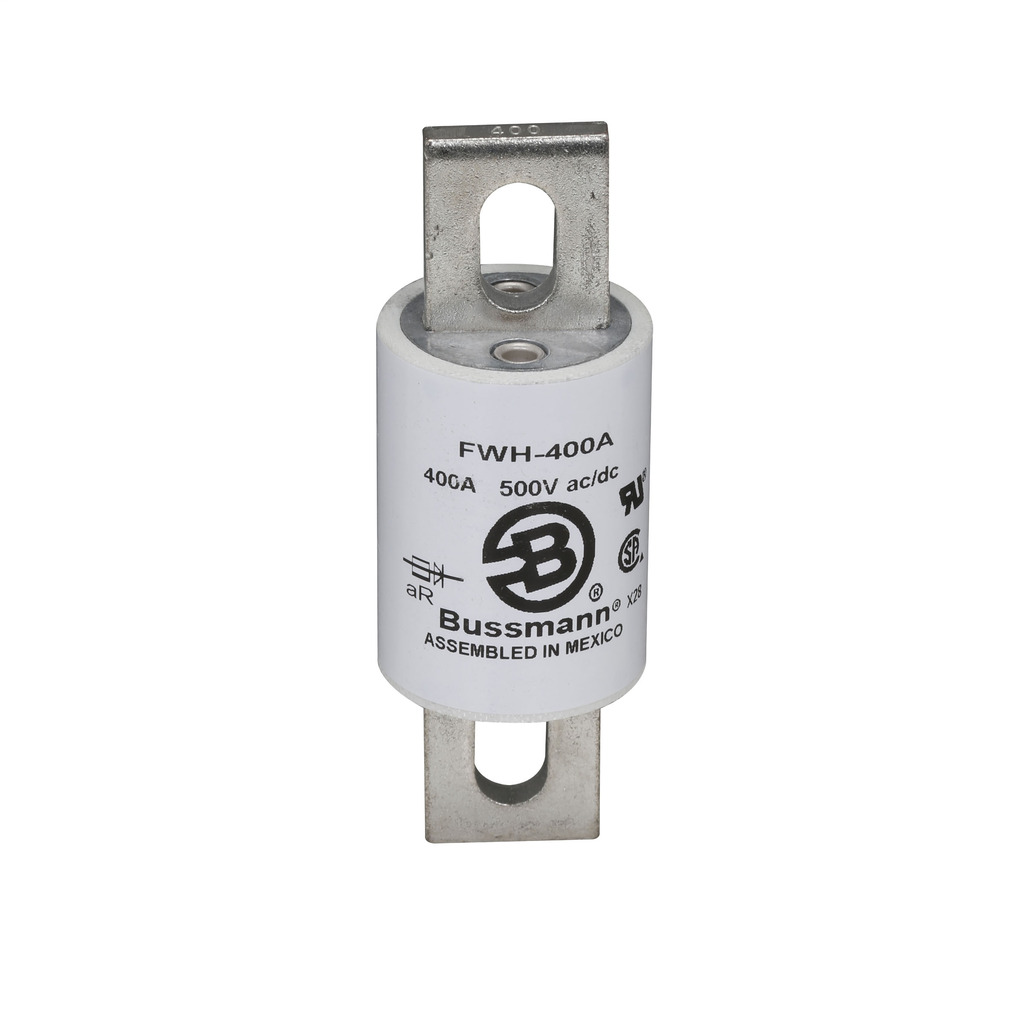 FWH-400A North American Style High Speed Fuse, 400 A, 750 V AC/DC, 50/200 kA Interrupt, Cartridge Body