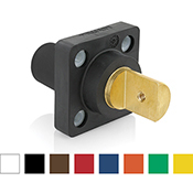 16R20-UO Rhino-Hide 16 Series 90 deg Cam Type Female Single Pole Receptacle, 600 V AC, 400 A, 2 to 4/0 AWG Wire, Tapped Terminal Connection, NEMA 3R NEMA Rating