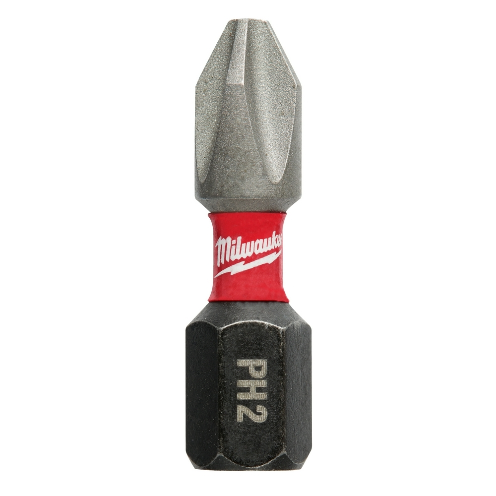 48-32-5003 Shockwave Impact Duty Impact Insert Bit, #2 Phillips Point, 1 in OAL, 1/4 in, Custom Alloy76 Steel