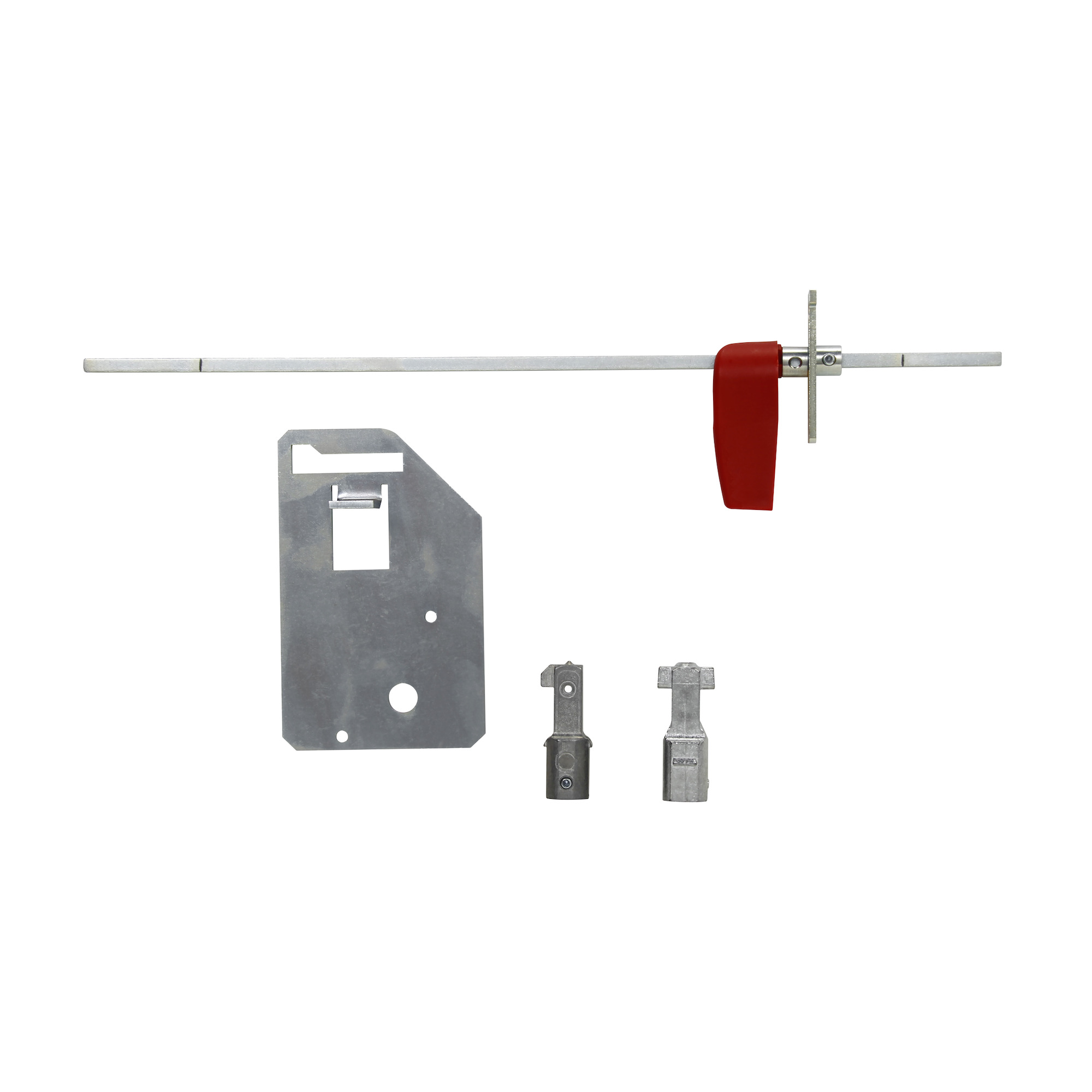 H79-1 Padlockable Through-the-Door Handle Kit, For Use With RDF30J, RDF60J, RDF100J, and RDF200J Series Disconnect Switch, Selector Handle or Front Pistol Handle, Red