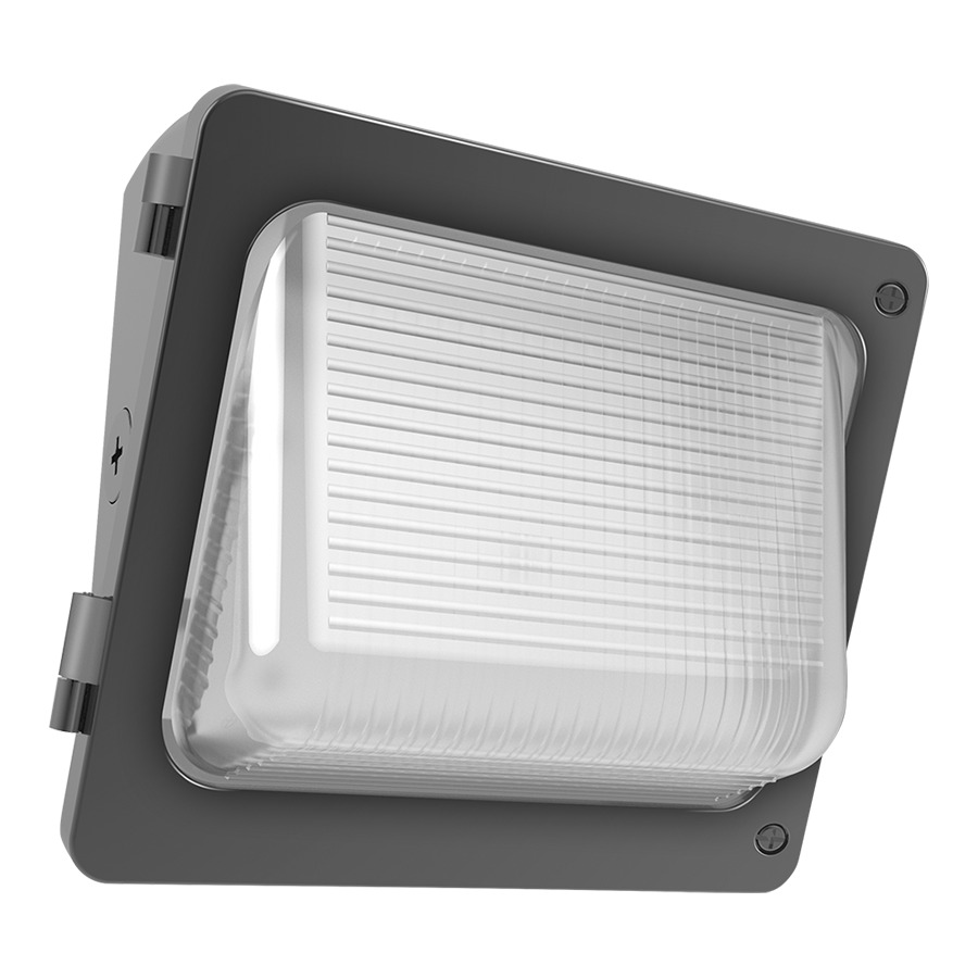 W34-30L W34 Small Sized Ultra Economy-Grade Universal Outdoor Wallpack,) LED Lamp, 29 W Fixture, 120/208/240/277 V AC, Bronze Housing