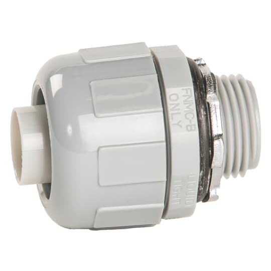 LT100G Carlon Straight Conduit Connector, 1 in Trade, Nylon