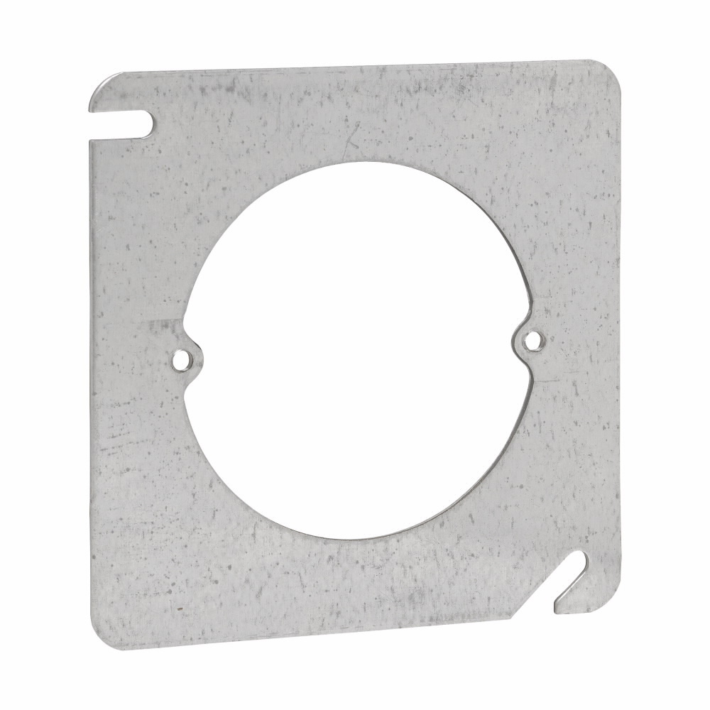 TP474 Thepitt Blank Box Cover With 2-3/4 in Ears, 4 in L x 4 in W, Blank/Open Cover, Steel