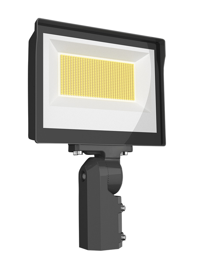 X17XFU140SF X17 Adjustable Floodlight Fixture, LED Lamp, 70 W Fixture, 120, 208, 240, 277 V, Bronze Housing