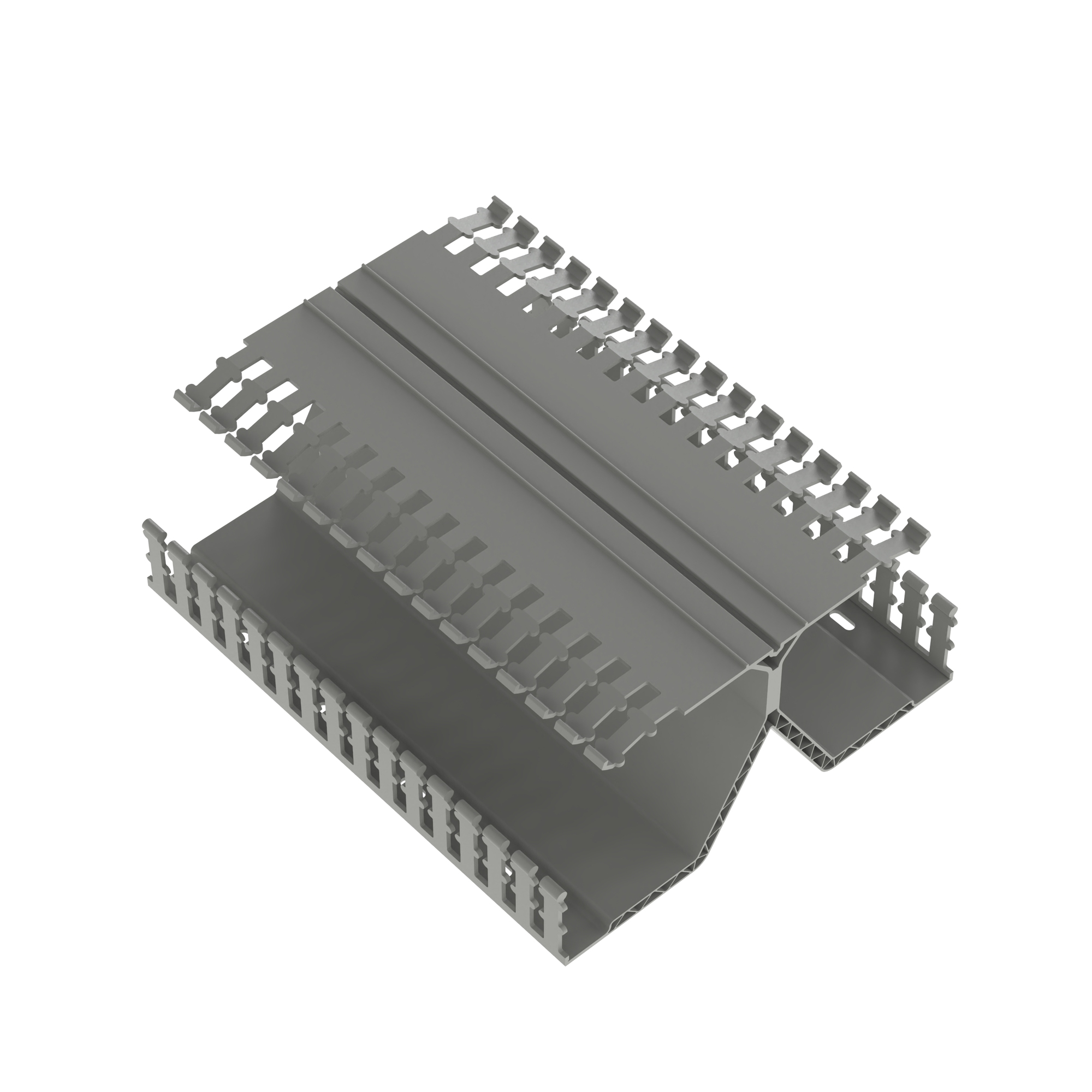 DRD44LG6 Panduct PanelMax DRD Wiring Duct, 0.31 in Slotted Slot, 8.23 in W x 4.12 in D, PVC