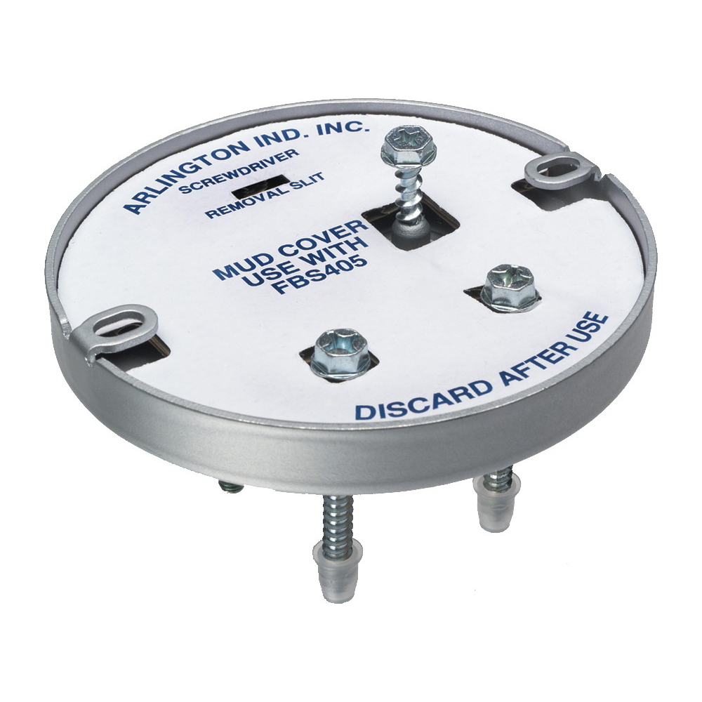 FBS407 Fan/Fixture Mounting Box With Knockout, Steel, 8 cu-in Capacity, 4.25 in L x 4.25 in W x 0.68 in H