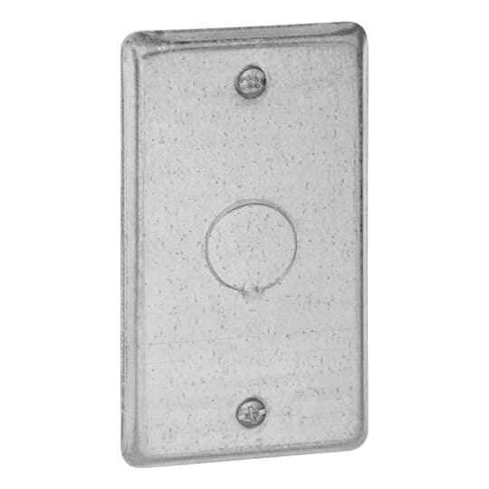58-C-6 Steel City Utility Box Cover, 4 in L x 2-1/8 in W, Steel