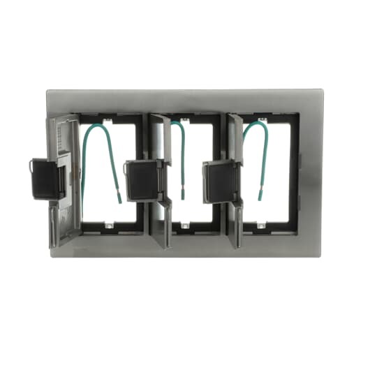 E9763SS Carlon Multi-Gang Floor Box Cover, 11-1/2 in L x 7.13 in W, Stainless Steel