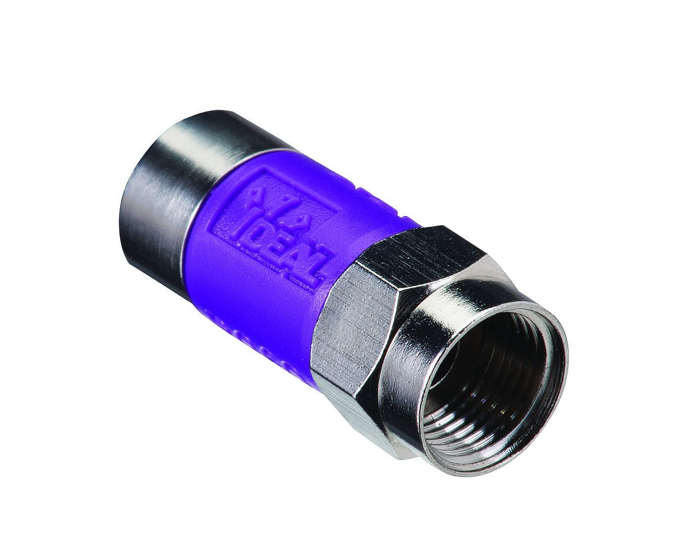 85-178 Tool Less Compression Connector, RG6 Quad Shield Cable