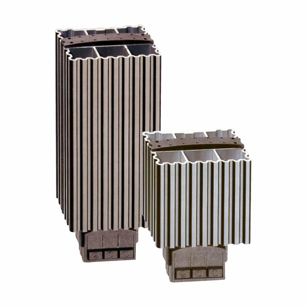 Eaton B-Line series heater, Aluminum, Clip for 35 mm DIN rail, Heaters, 45 W, External hinge, Ptc heater