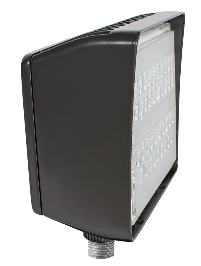 PIP20N/D10 Standard Floodlight,) LED Lamp, 20 W Fixture, 120 to 277 V AC, Bronze Housing