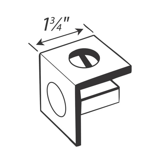 A805 Superstrut 800 End Cap, For Use With A1200, A1400 Series Channel, Surface Raceway and Lighting System, Steel, GoldGalv