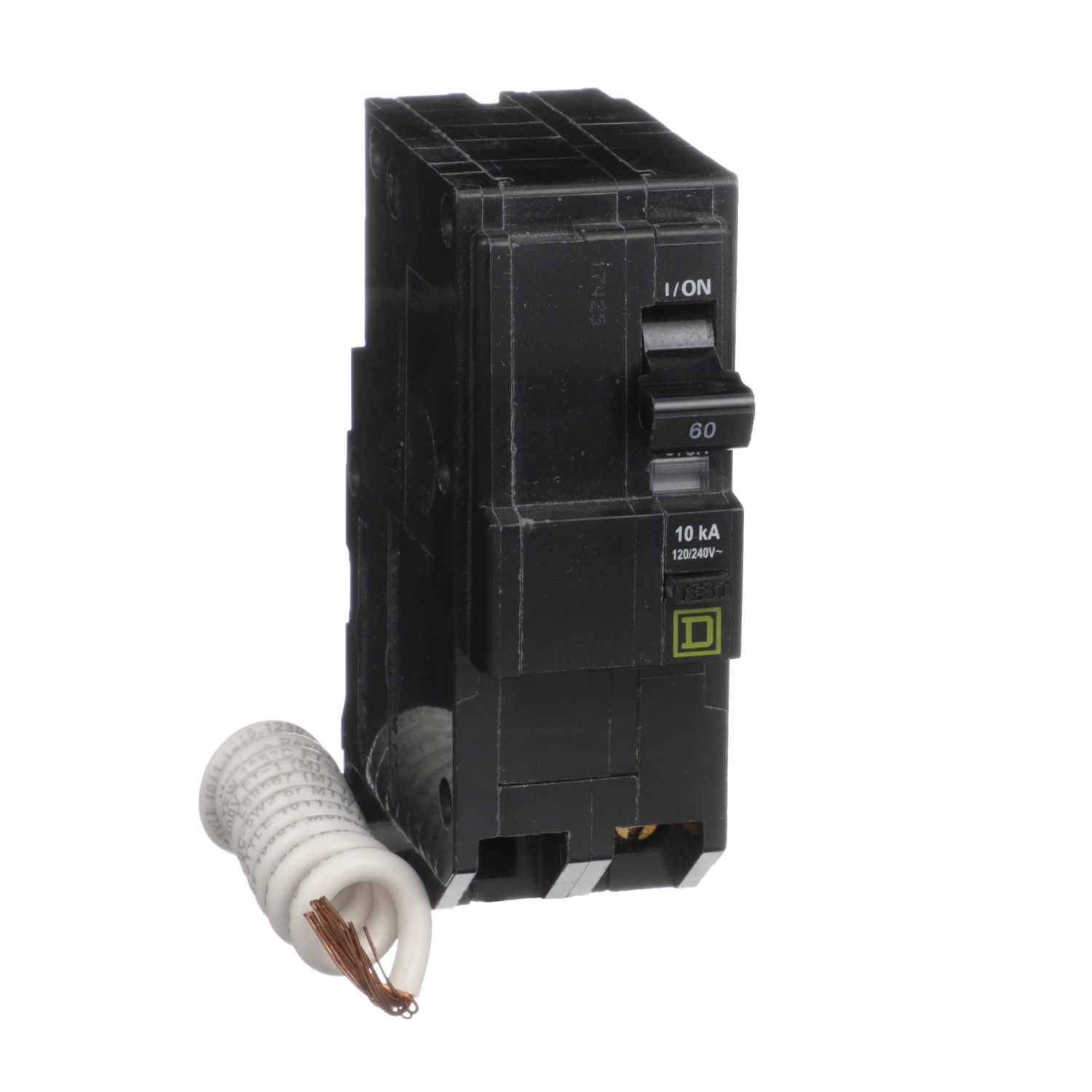 QO260EPD Miniature Circuit Breaker, 60 Amp, 2 Pole, 120/240V