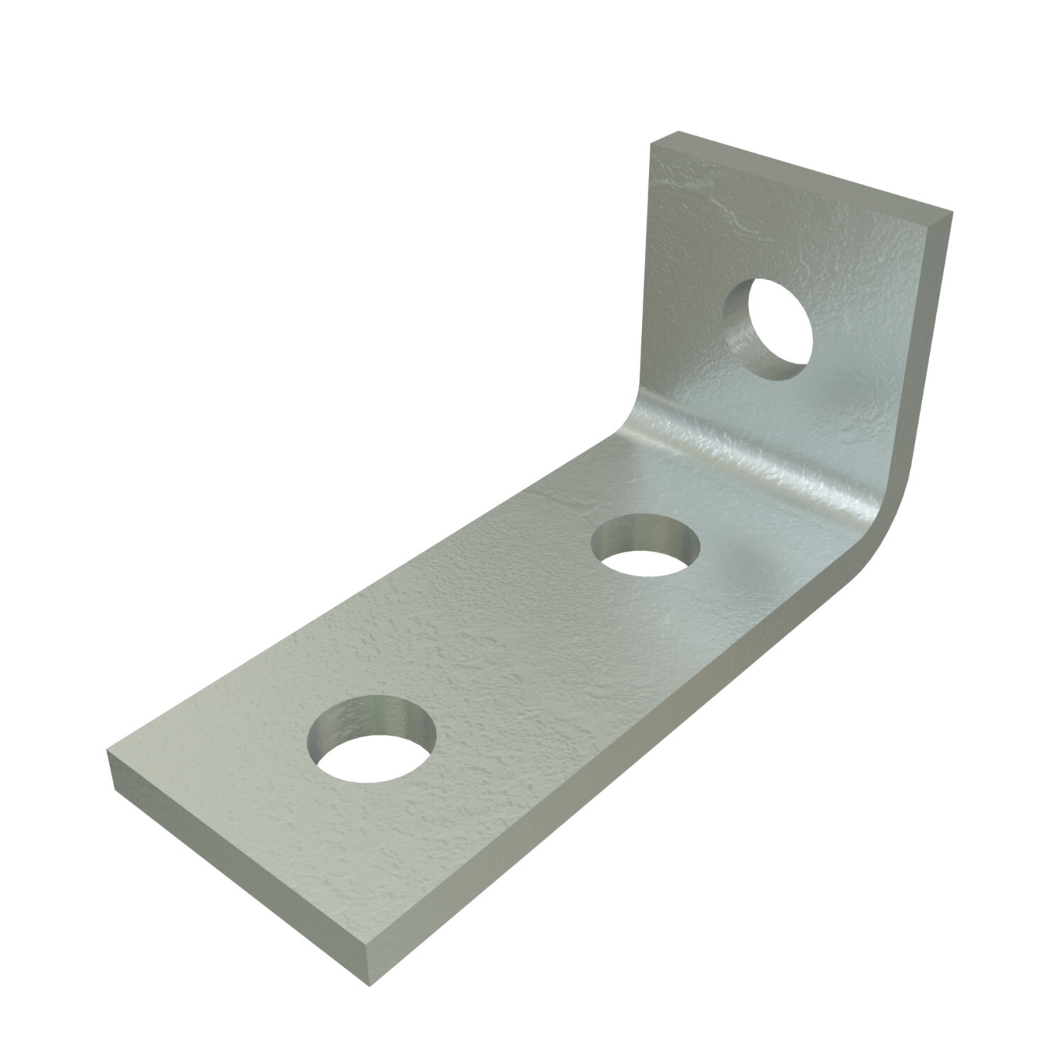 P1346-HG 90 deg Angle Fitting, 3 Holes, 1-5/8 in W x 1/4 in THK, HRPO Steel