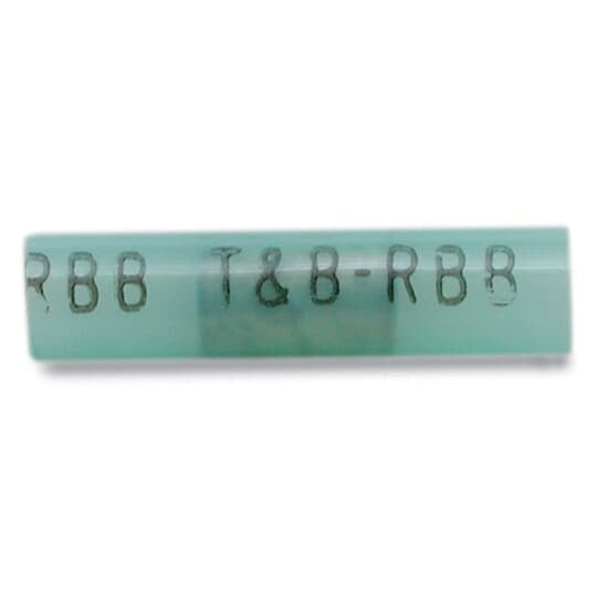 2RB14 Sta-Kon Nylon Insulated Butt Splice Connector, 16 to 14 AWG Conductor, 1.19 in L, Copper, Blue