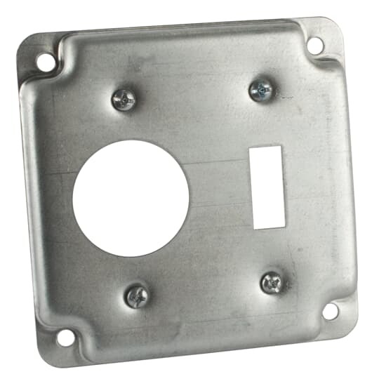 RS-1 Steel City RS Series Surface Cover, 4 in L x 4 in W x 1/2 in D, Steel