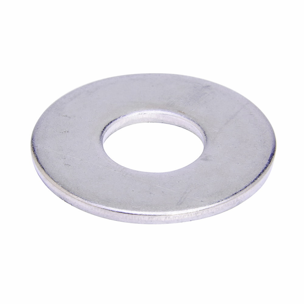 3/8FWZN FW Series Flat Washer, 3/8 in Nominal, 1 in OD, Stainless Steel