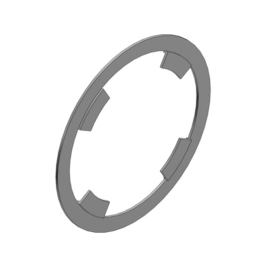 3712 T&B Reducing Washer, 1-1/2 x 1 in, For Use With Rigid/IMC Conduits, Steel, Hot Dipped Galvanized