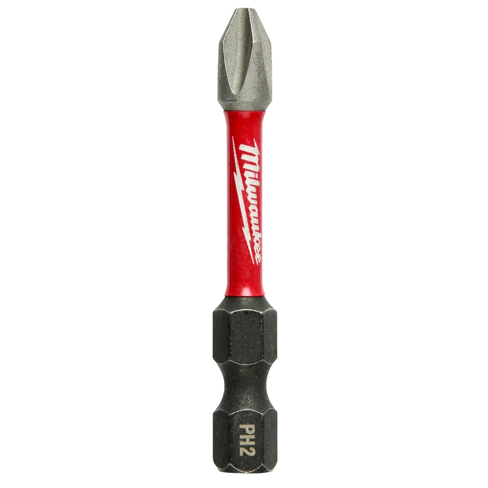 48-32-5004 Shockwave Impact Duty Impact Power Bit, #2 Phillips Point, 2 in OAL, 1/4 in, Alloy Steel