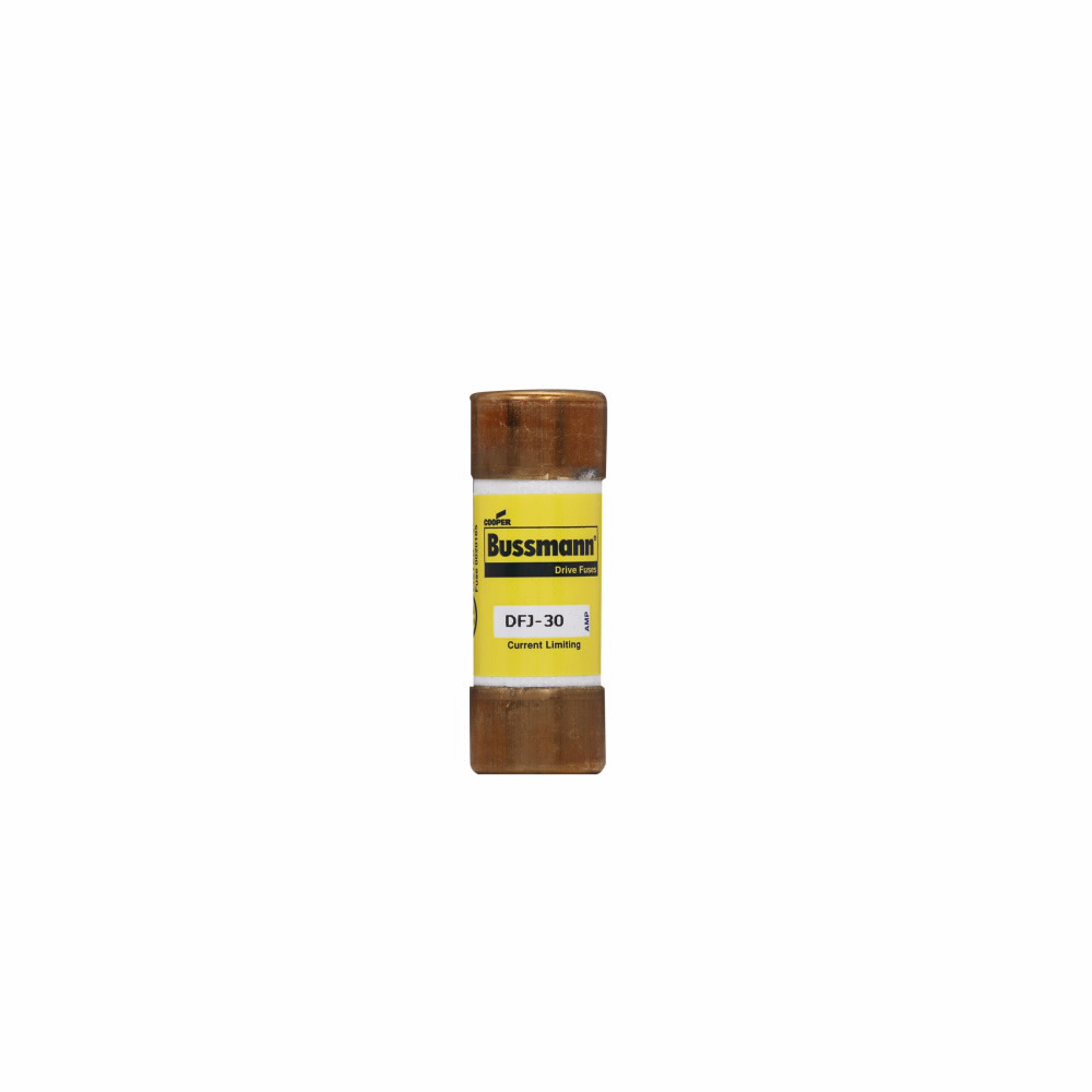 DFJ-15 Current Limiting High Speed Drive Fuse, 15 A, 600 V AC/450 V DC, 200/100 kAIC Interrupt, J Class, Cylindrical Body