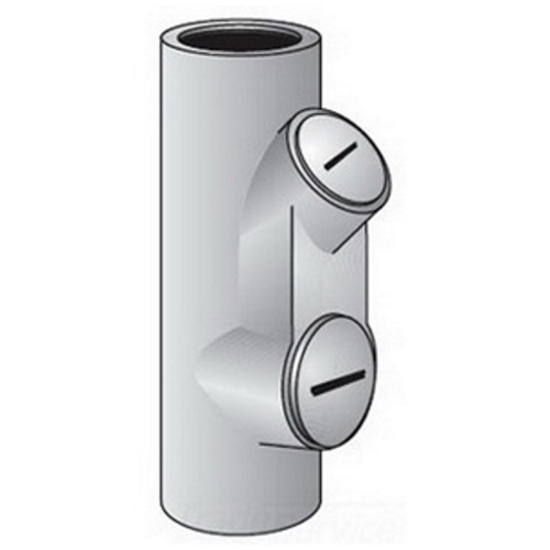 EYA-100A Type EYA Vertical/Horizontal Sealing Fitting, 1 in, For Use With IMC/Threaded Rigid Conduit, Aluminum, Zinc Electroplated