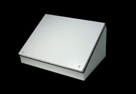 8018832 CS Series Console Enclosure, 20 in W x 13 in D x 20 in H, NEMA 12/13, Carbon Steel