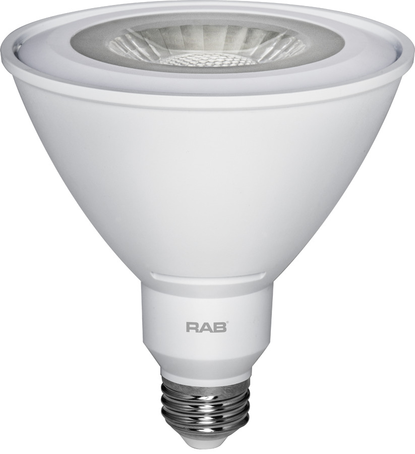 PAR38-15-830-40D-DIM Flood and Spot Light LED Lamp, PAR38, E26, 15W, 1050 LM, 3000K, 80 CRI, 120V, Dimmable