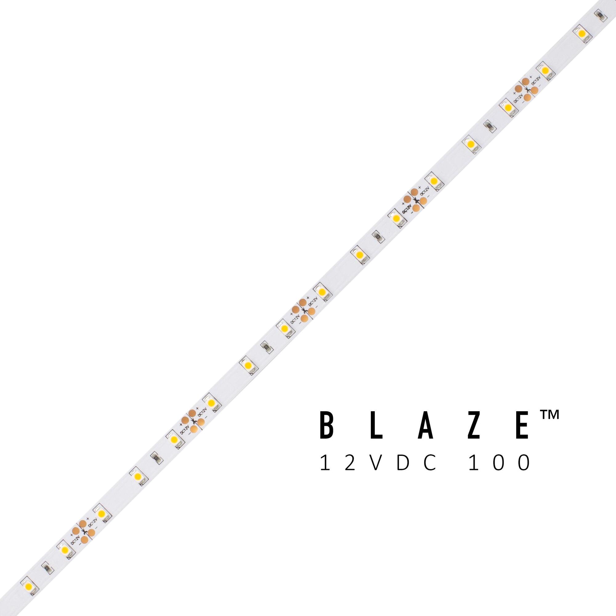 DI-12V-BLBSC1-27-016 Blaze 100 Tape Light, 1.46 W Fixture, 12 V