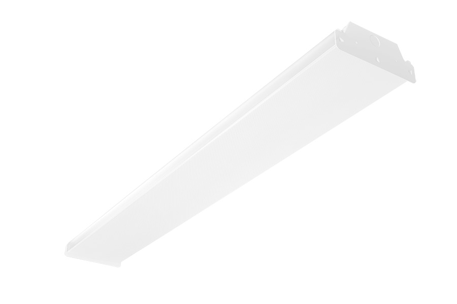 GUSJR4-40-840WU/E2 GUS Jr Dimmable General Purpose Wraparound Fixture With 120 to 277 V Battery Backup, 40.1 W Fixture, 120 to 277 V AC, White Powder Coated Housing