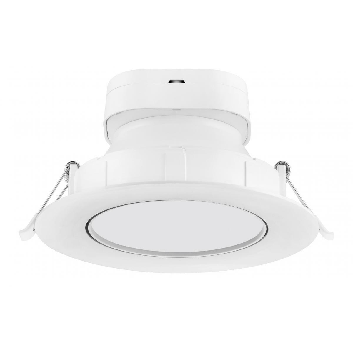 S11712 Square Downlight, LED Lamp, 9 W Fixture, 5.91 x 5.91 in Ceiling Opening, 120 V, Aluminum Housing