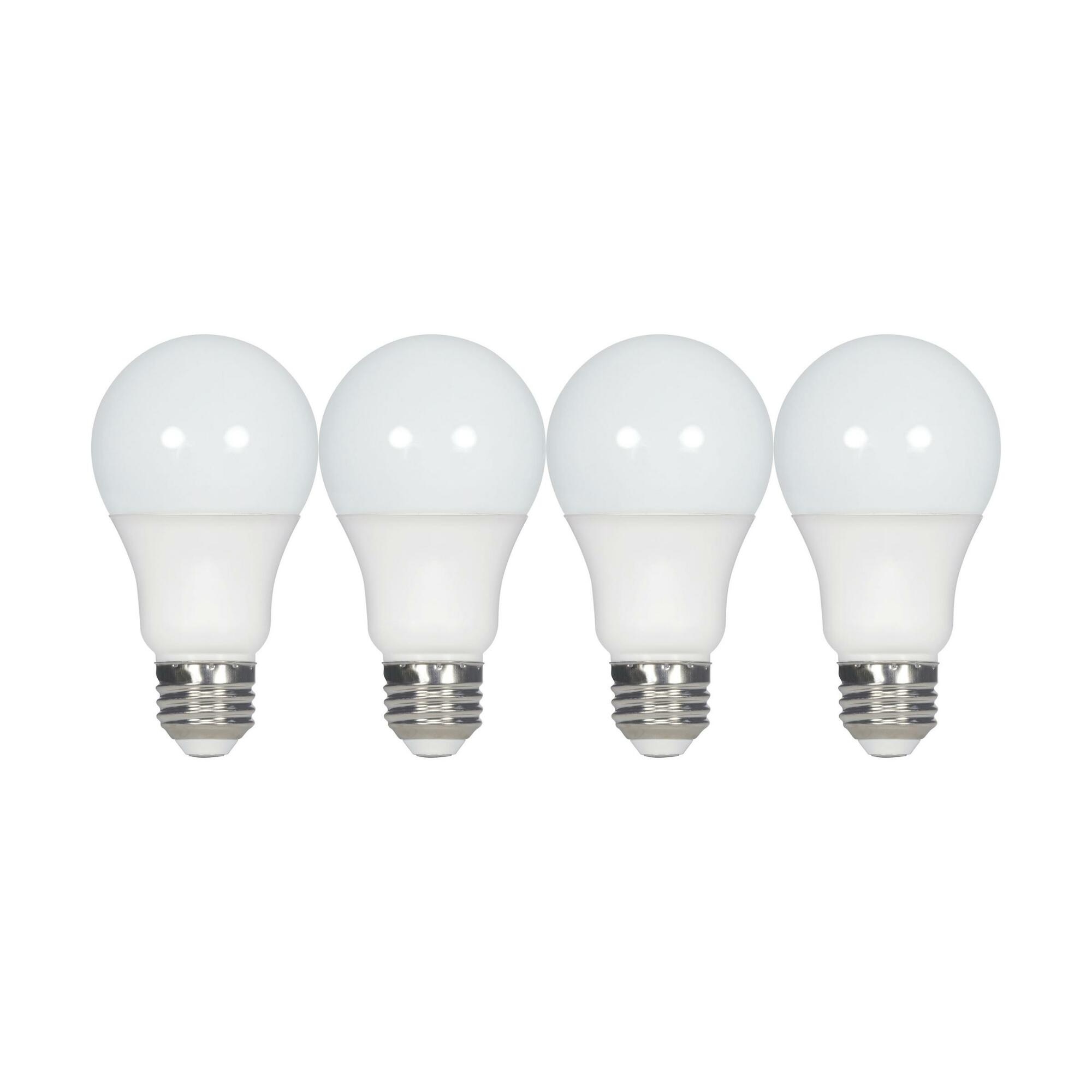 S39596 Light Bulb, 9.5 W, 60 W Incandescent Equivalent, E26 Lamp Base, A19 Shape, 800 Lumens