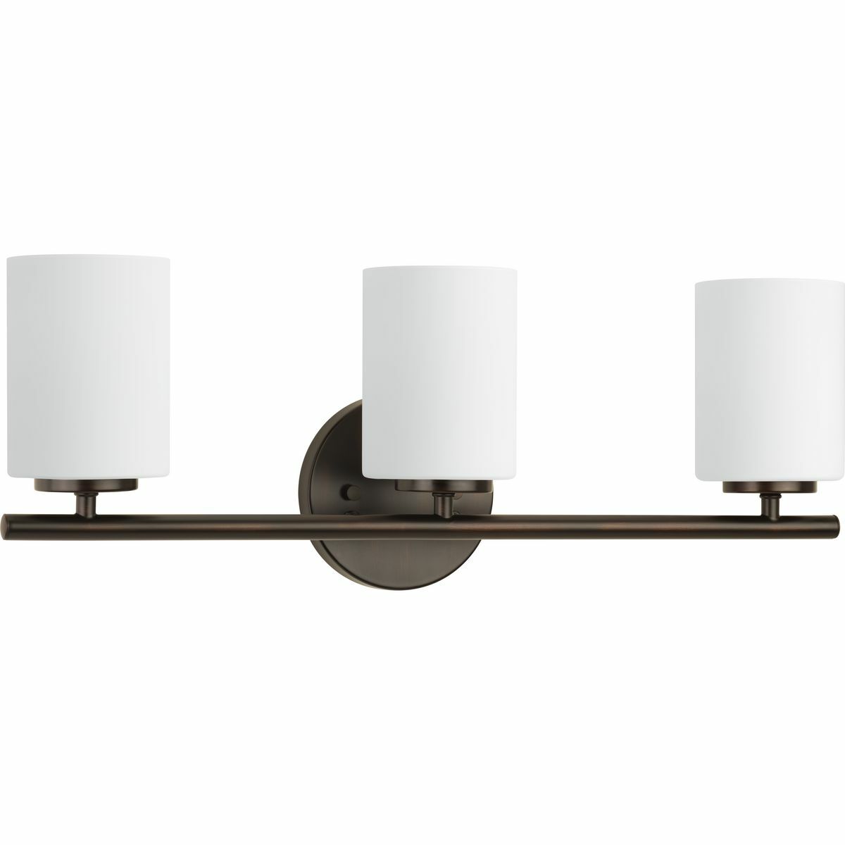 P2159-20 Replay Transitional/Modern Bath and Vanity Fixture, (3) A19 Lamp, 120 V AC, Antique Bronze/Painted Housing
