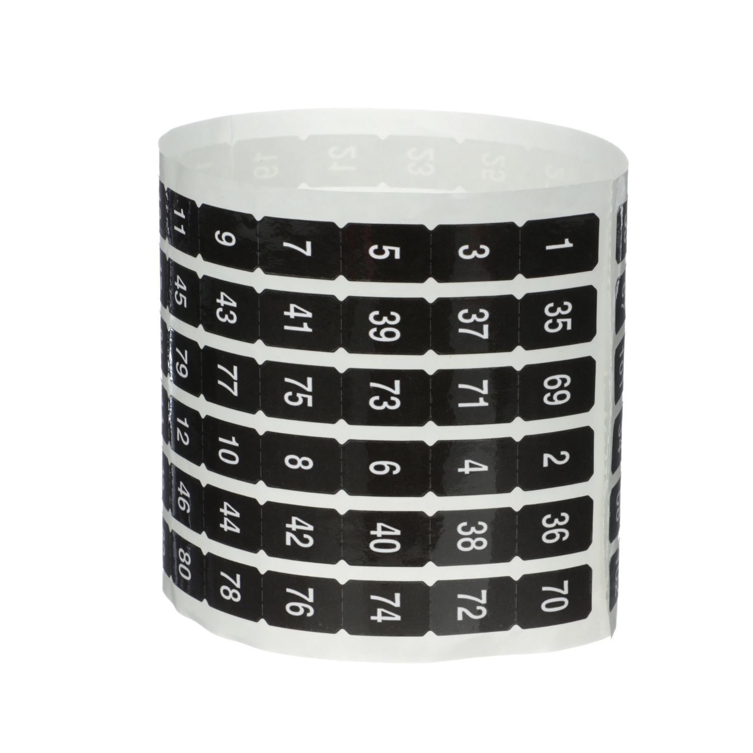 NQ102OE NQ Series Surface Mount Number Strip, For Use With NQ Series Panelboard