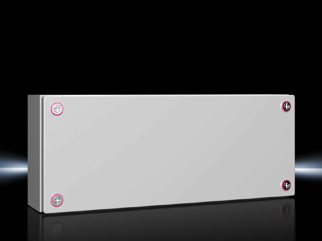 1511000 KX Series Small Terminal Box, 400 mm W x 120 mm D x 400 mm H, NEMA 4, Carbon Steel