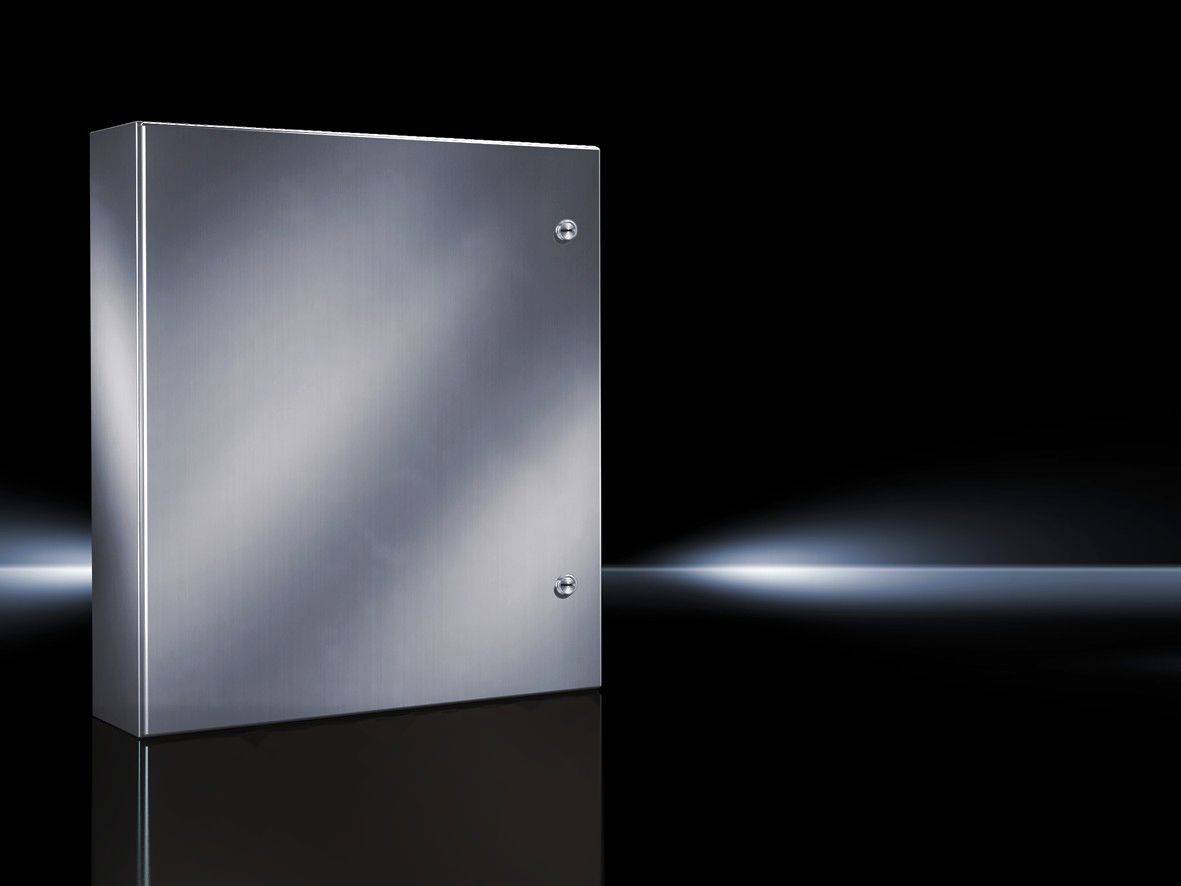 8017600 WM Series 1-Door Compact Enclosure, 24 in W x 8.3 in D, NEMA 4X NEMA Rating, 304 Stainless Steel