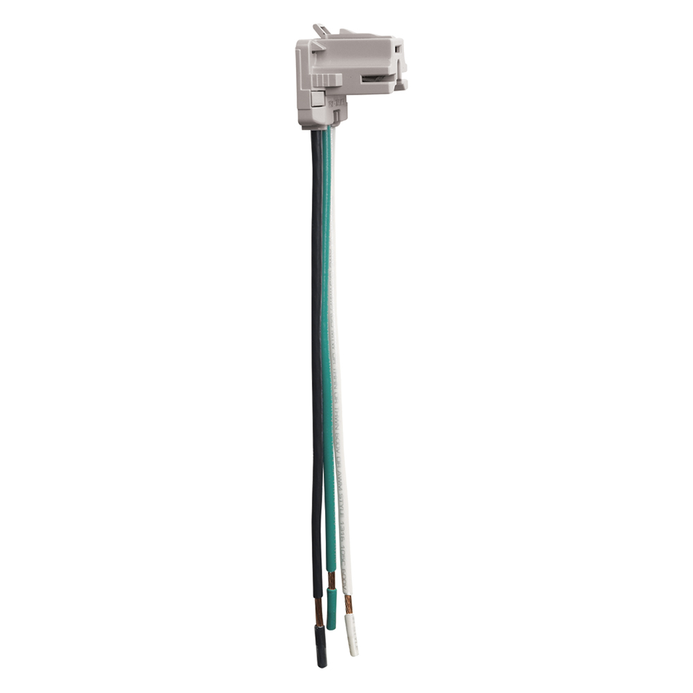 PTRA6STRNA PlugTail Right Angle Connector, 12 AWG Stranded THHN Copper Wire, Polycarbonate