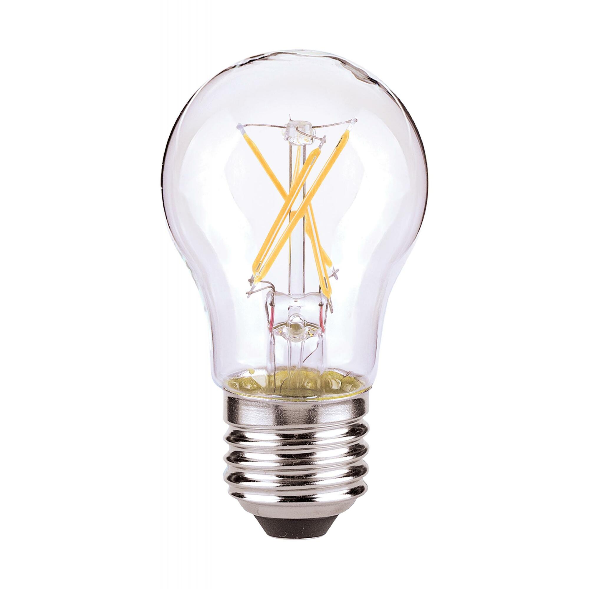 S28615 Type A Dimmable LED Lamp, 5 W, 40 W Incandescent Equivalent, E26 Lamp, A15 Shape, 450 Lumens