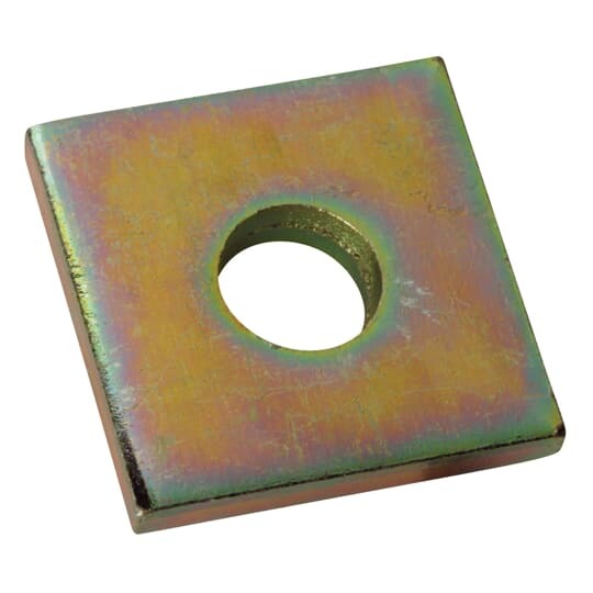 AB241-3/8 Superstrut 200 Square Washer, 3/8 in Nominal, 3/16 in THK, Steel