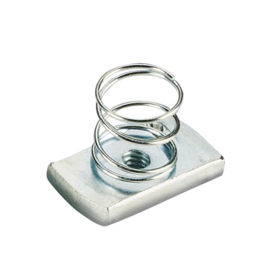 B100-1/4SS Superstrut 100 Short Spring Nut, 1/4-20 Thread, For Use With B Series Channel and Insert, Stainless Steel