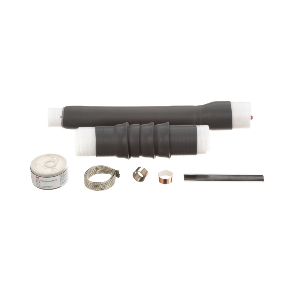 7000058508 QT-III 7690-S-INV Cold Shrink Termination Kit, 1 Pieces, For Use With Single Core Tape Shield, UniShield and Wire Shield Power Cable, Silicone Rubber, Black