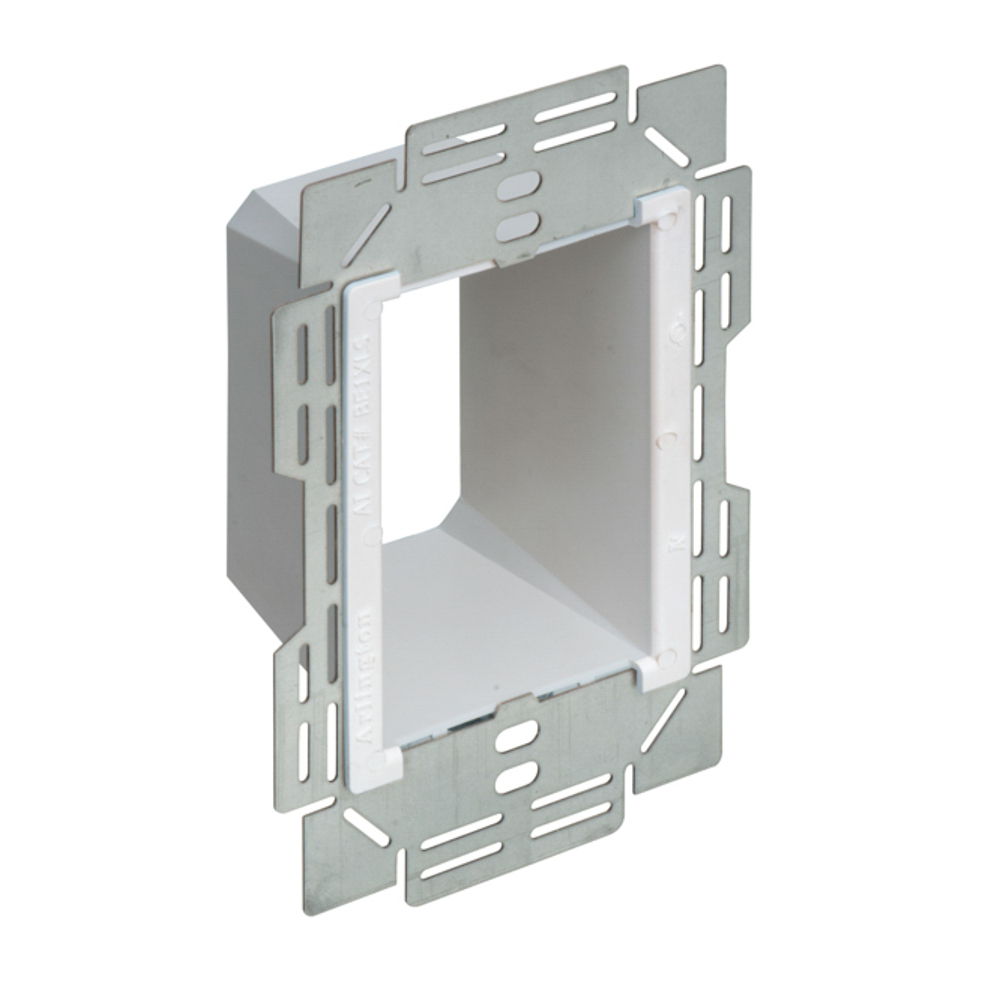 BE1XLS Commercial Grade Box Extender, 1 Gangs, 5 in L x 3.25 in W, Steel