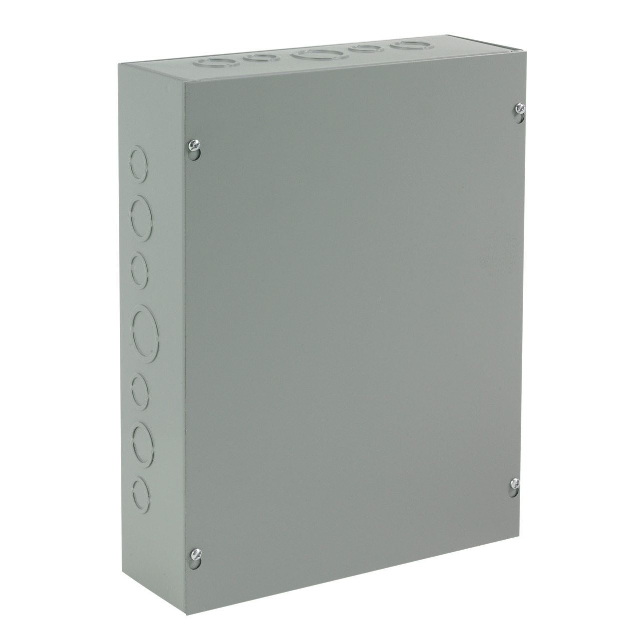 ASE8X8X6 A90P1 Pull Box With Knockout, 8 in W x 6 in D x 8 in H, Screw Cover, NEMA 1/IP30, Steel