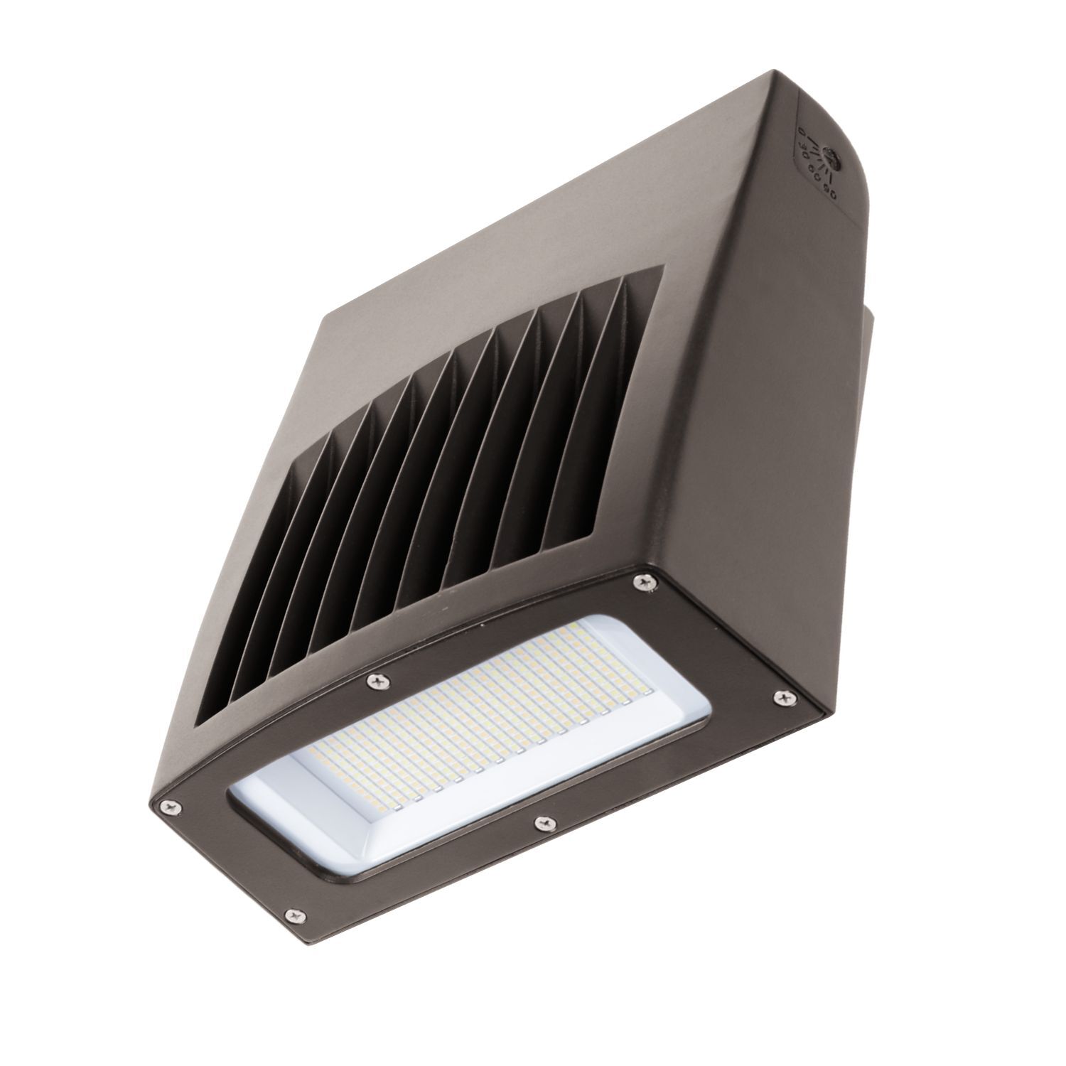 ASWPLED1S Lumark ASWP Small Wall Pack, LED Lamp, 30 W Fixture, 120 to 347 V, Bronze Housing