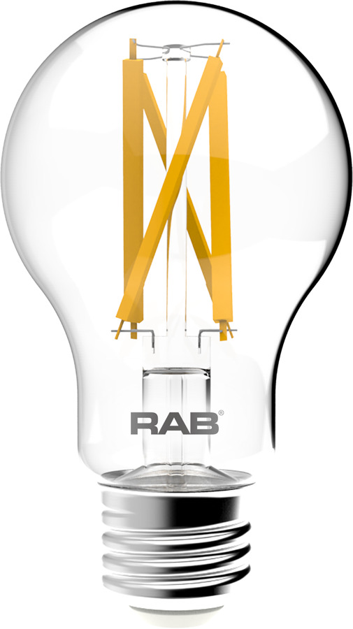 A19-9-E26-940-F-C Decorative Dimmable LED Filament Lamp, 9 W, 60 W Incandescent Equivalent, E26 Lamp, A19 Shape, 810 Lumens
