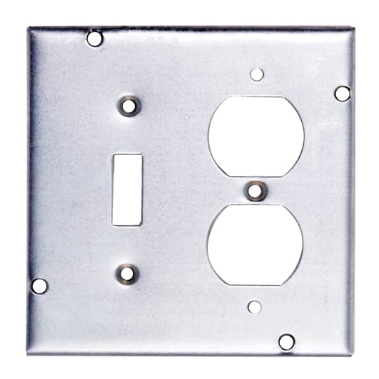 RSL-2 Steel City Surface Cover, 4-11/16 in L x 4-11/16 in W x 1/2 in D, Steel